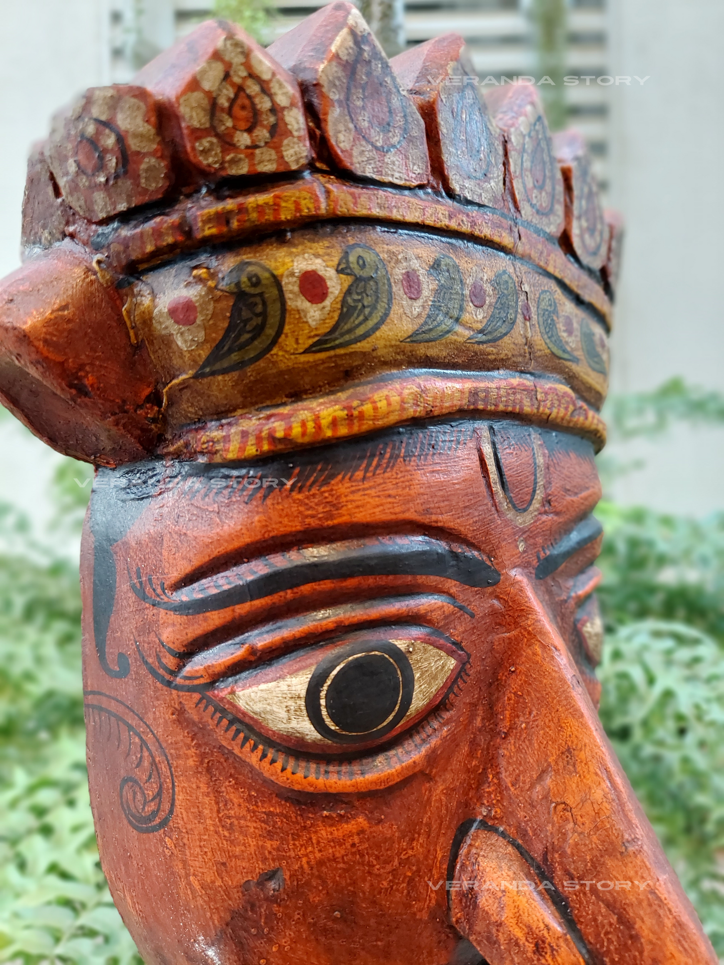 Wood Orange Garuda Tabletop