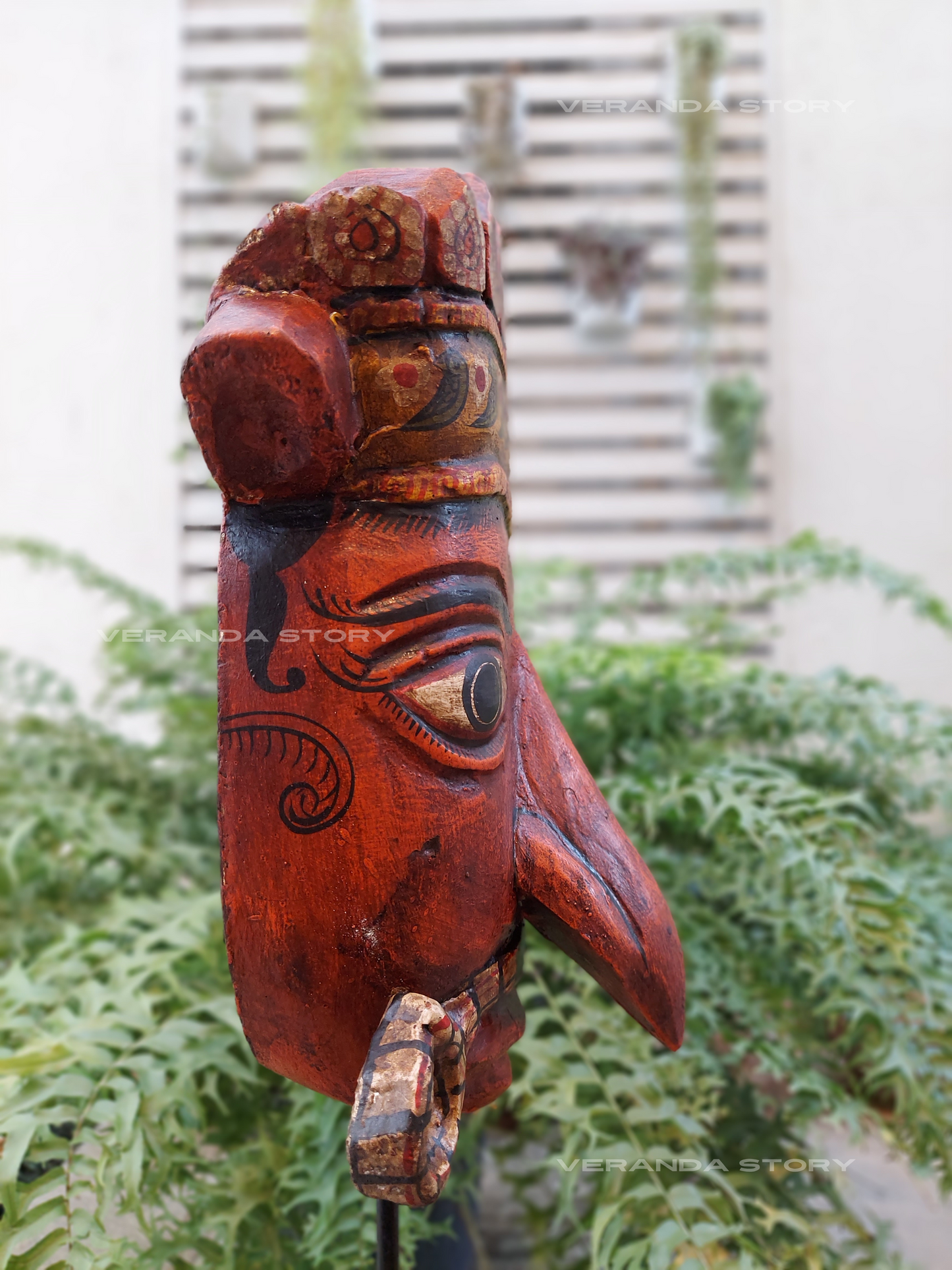 Wood Orange Garuda Tabletop