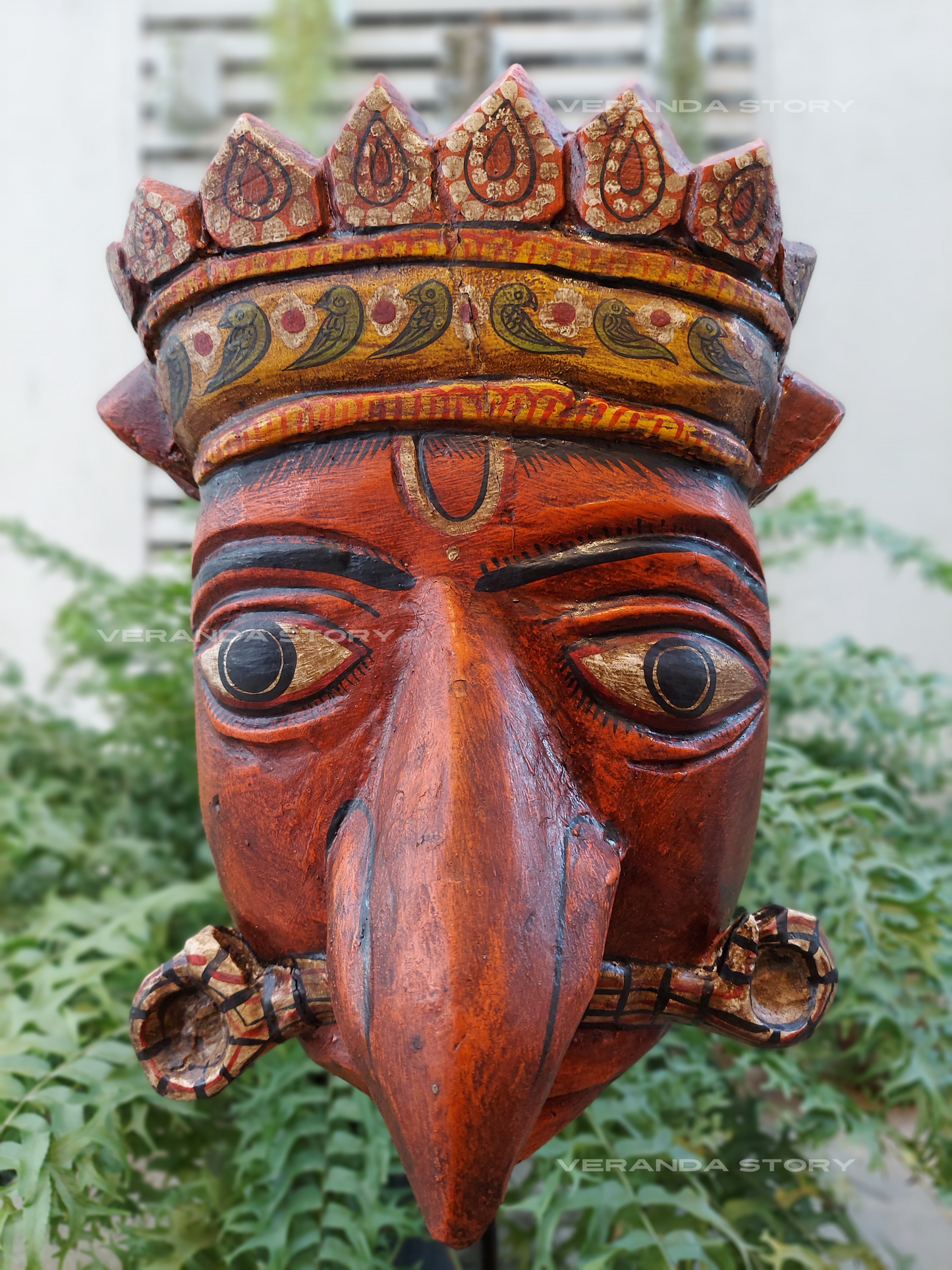 Wood Orange Garuda Tabletop