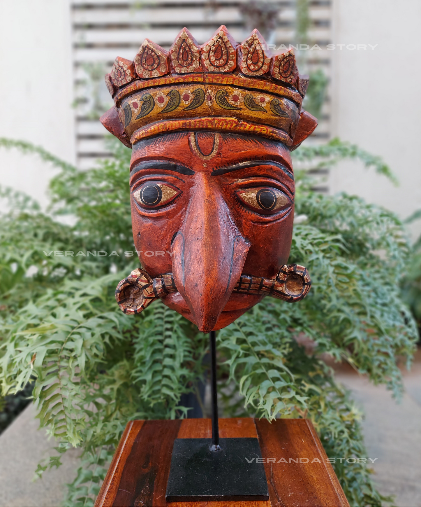 Wood Orange Garuda Tabletop