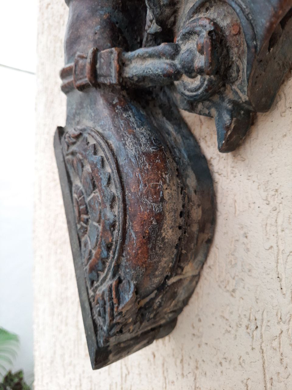 Wooden wall mount horse head (1piece)
