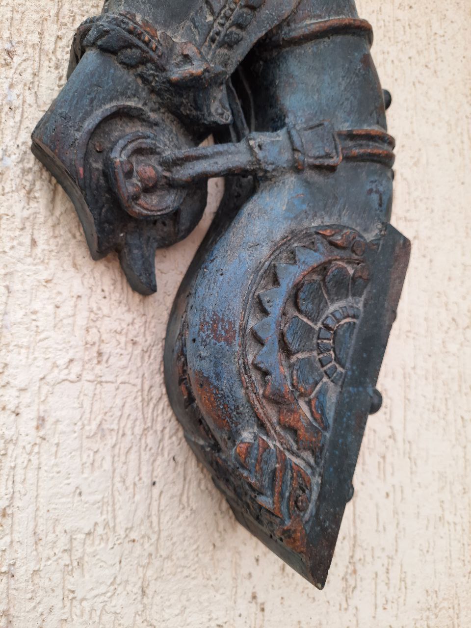 Wooden wall mount horse head (1piece)