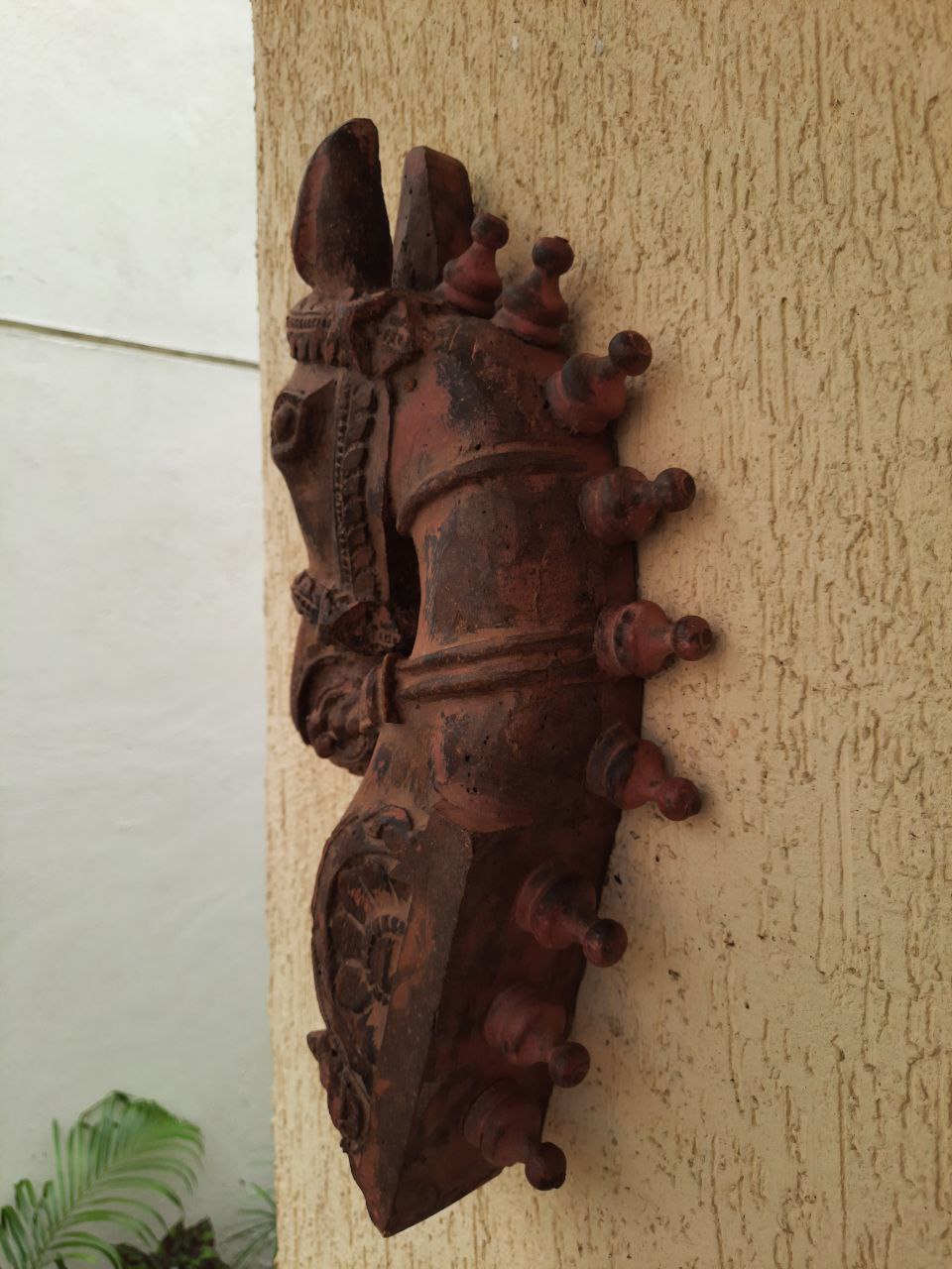 Wooden wall mount horse head (1piece)