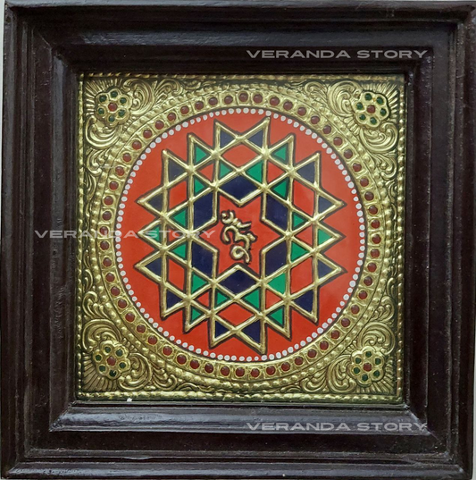 Sri Chakra Tanjore Painting