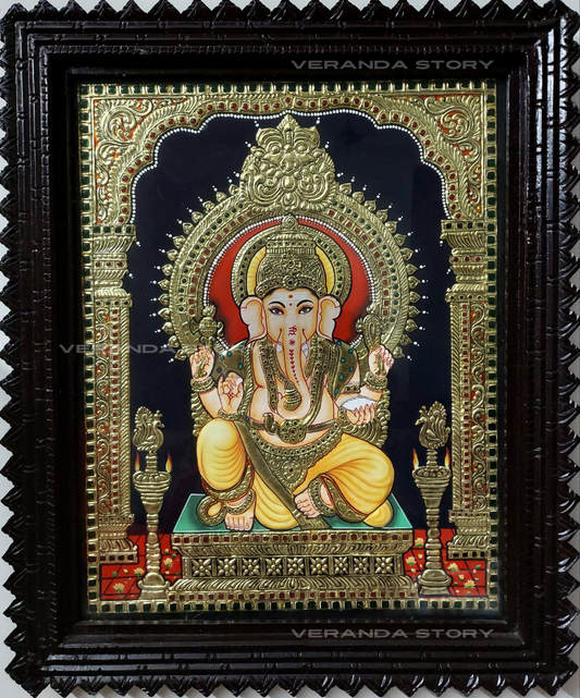 Ganapathi Tanjore Painting